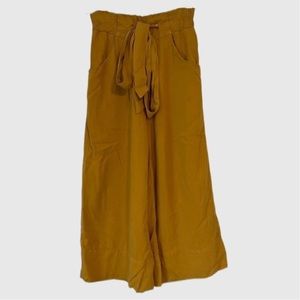 Yellow Free people loose pants